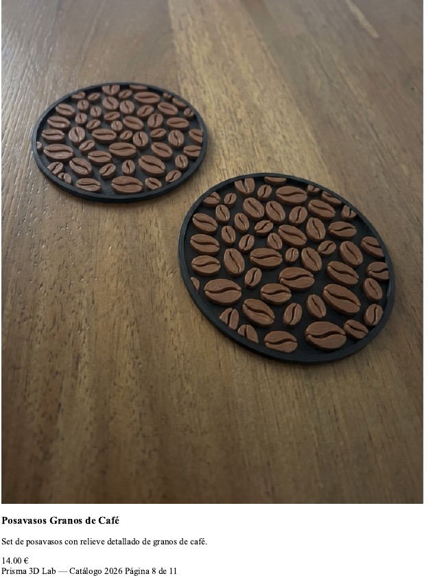 Posavasos Granos de Café