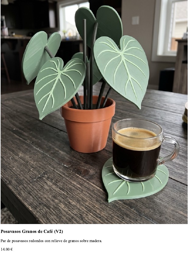 Posavasos Granos de Café (V2)